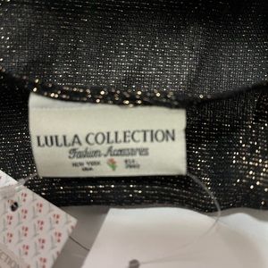 Scarf black and gold